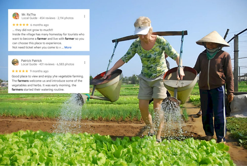 At Tra Que Vegetable Village, you can experience being a real farmer for a day